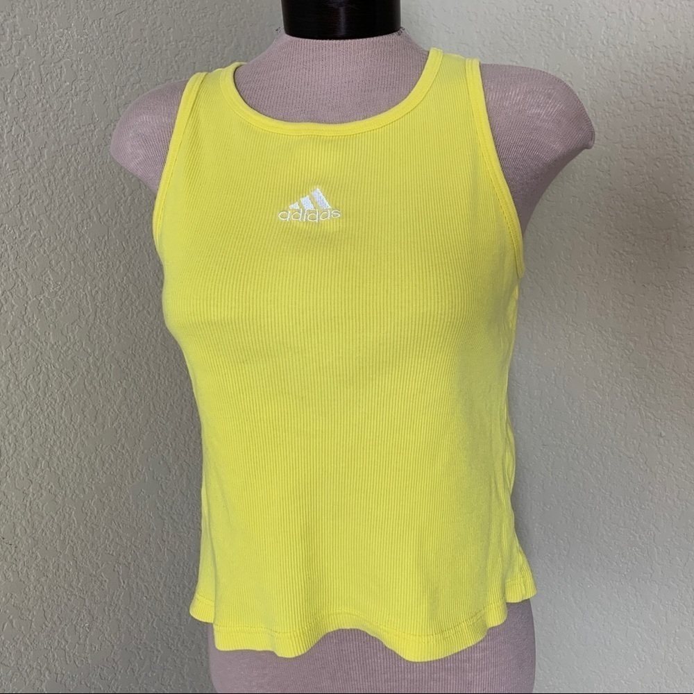 Y2K Adidas Ribbed Tank Top